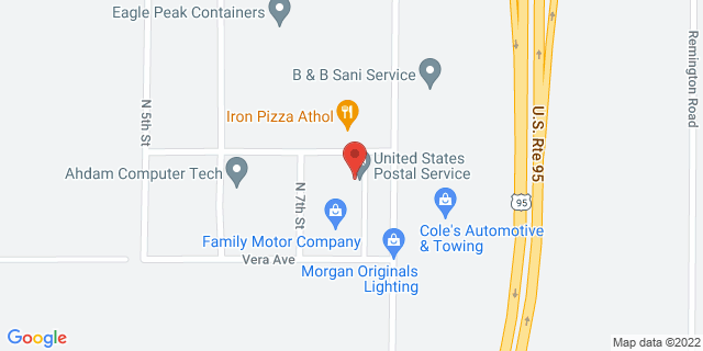 29777 N Old Highway 95, Athol, Idaho, ID, 83801-9998 Map