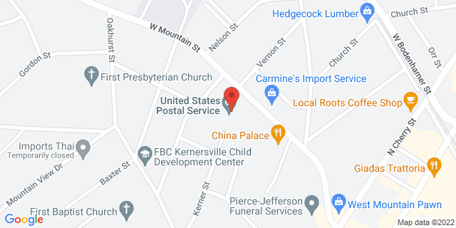 325 W Mountain St, Kernersville, North Carolina, NC, 27284-3490 Map