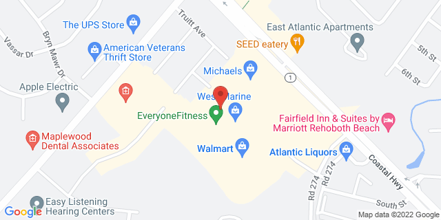 18908 Rehoboth Mall Blvd Ste 15, Rehoboth Beach, Delaware, DE, 19971-6134 Map