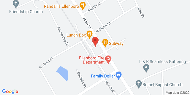131 Depot St, Ellenboro, North Carolina, NC, 28040-7784 Map