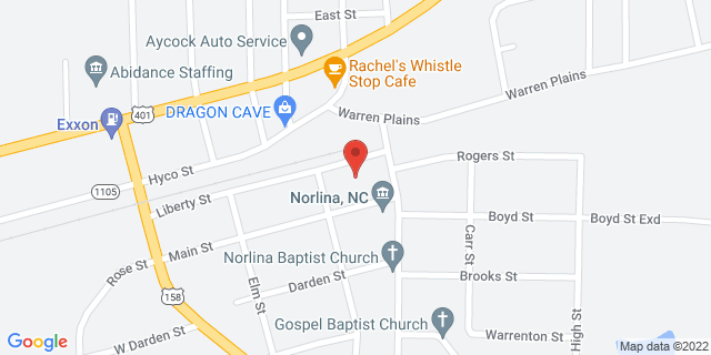 306 Liberty St, Norlina, North Carolina, NC, 27563-9998 Map