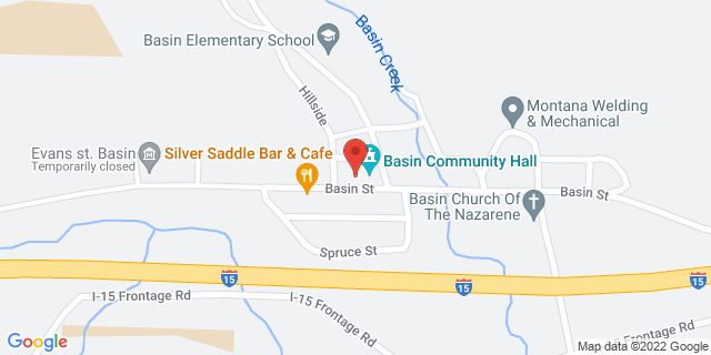 100 Basin St, Basin, Montana, MT, 59631-9998 Map