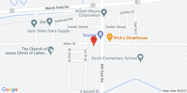 17 W Main St, Declo, Idaho, ID, 83323-9998 Map