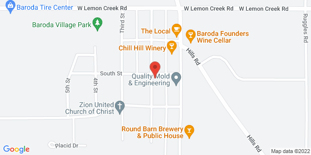 1368 South St, Baroda, Michigan, MI, 49101-9800 Map