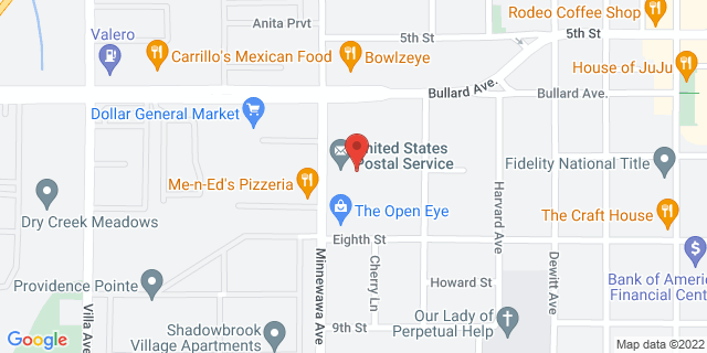 655 Minnewawa Ave, Clovis, California, CA, 93612-9998 Map