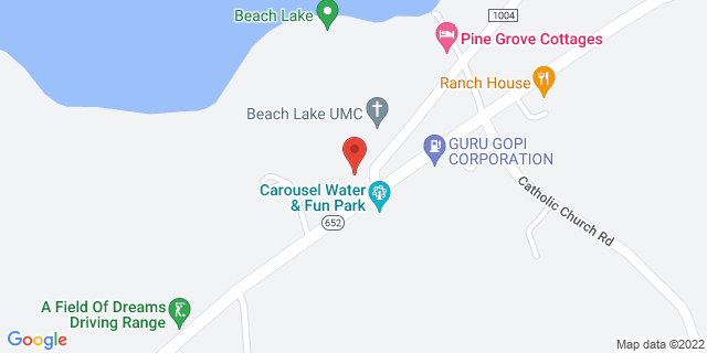 1015 Beach Lake Hwy, Beach Lake, Pennsylvania, PA, 18405-9998 Map