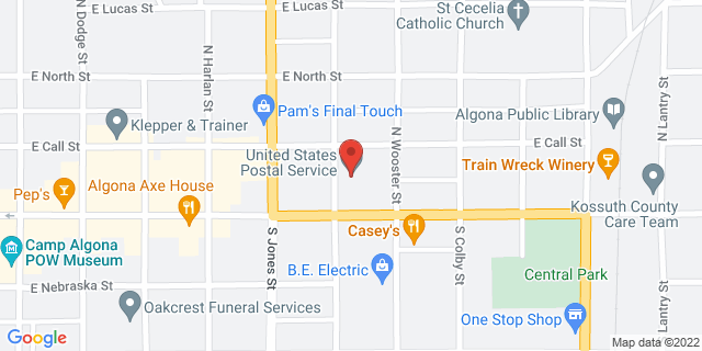 112 N Minnesota St, Algona, Iowa, IA, 50511-2806 Map