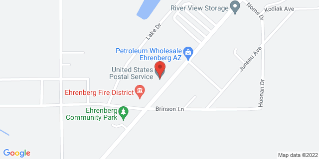 49440 Ehrenberg Rd, Ehrenberg, Arizona, AZ, 85334-9600 Map