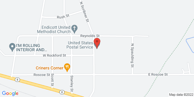 206 N Scribner St, Endicott, Nebraska, NE, 68350-2534 Map