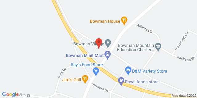 21 W Church St, Bowman, Georgia, GA, 30624-9998 Map