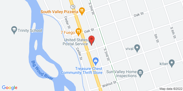 101 E Pine St, Bellevue, Idaho, ID, 83313-9998 Map