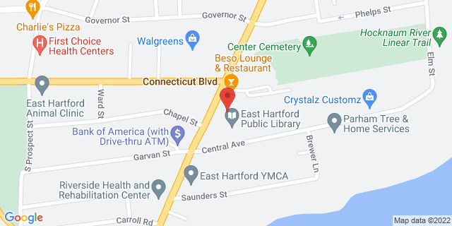 850 Main St, East Hartford, Connecticut, CT, 06108-9998 Map