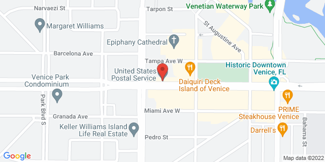 350 W Venice Ave, Venice, Florida, FL, 34285-0001 Map