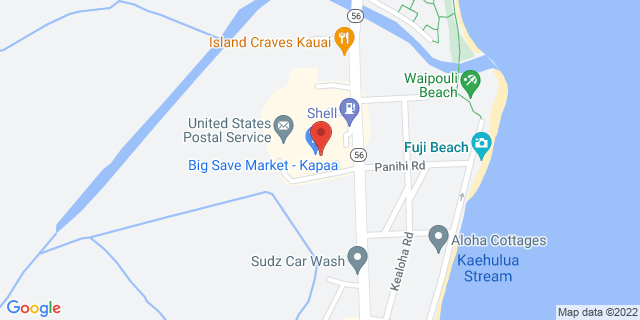 4-1101 Kuhio Hwy, Kapaa, Hawaii, HI, 96746-9998 Map