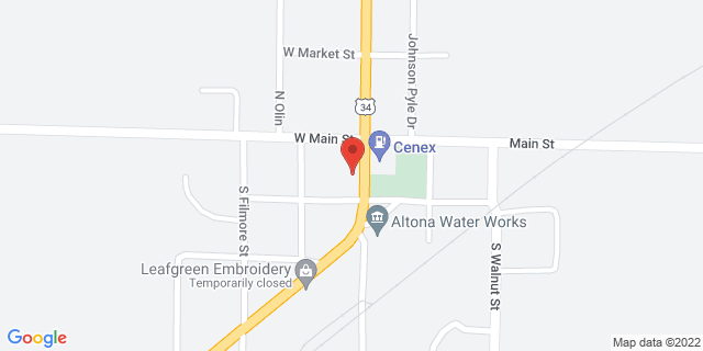 111 S Depot St, Altona, Illinois, IL, 61414-9997 Map