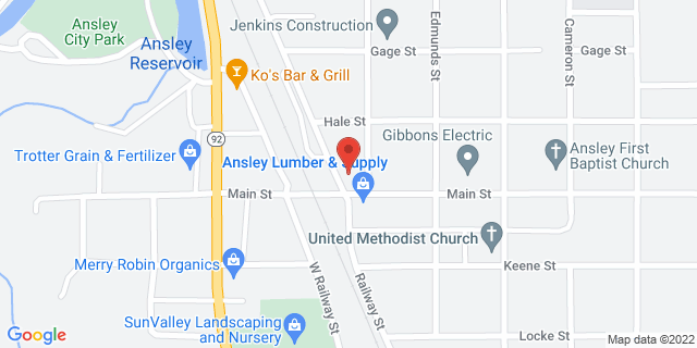 806 Main St, Ansley, Nebraska, NE, 68814-2427 Map