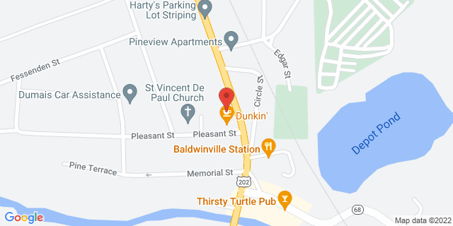 38 Elm St, Baldwinville, Massachusetts, MA, 01436-9998 Map