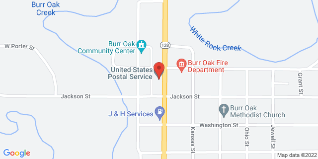 117 S Main St, Burr Oak, Kansas, KS, 66936-9760 Map