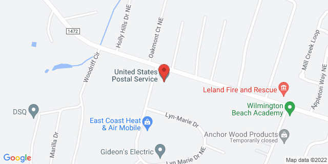 1123 Village Rd Ne, Leland, North Carolina, NC, 28451-8479 Map