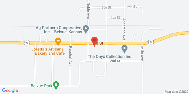 307 3Rd St, Belvue, Kansas, KS, 66407-9998 Map