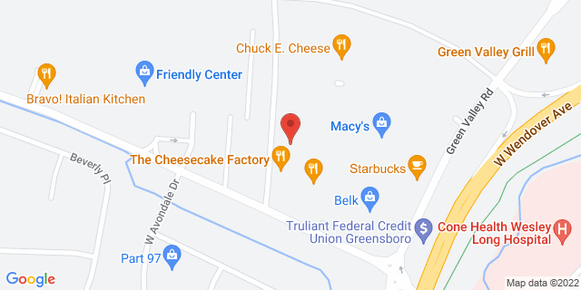 610 Pembroke Rd, Greensboro, North Carolina, NC, 27408-7608 Map