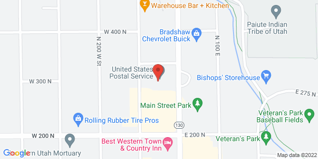 333 N Main St, Cedar City, Utah, UT, 84720-9998 Map