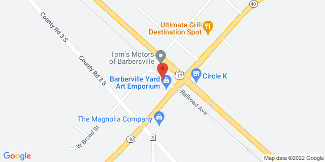 1680 Railroad Ave, Barberville, Florida, FL, 32105-5000 Map