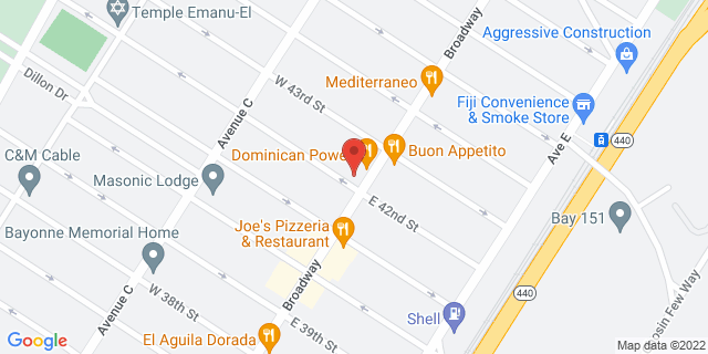 893 Broadway Ste 1, Bayonne, New Jersey, NJ, 07002-9991 Map