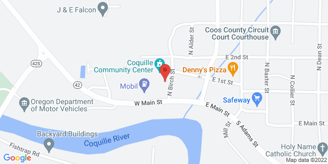 75 N Birch St, Coquille, Oregon, OR, 97423-1287 Map