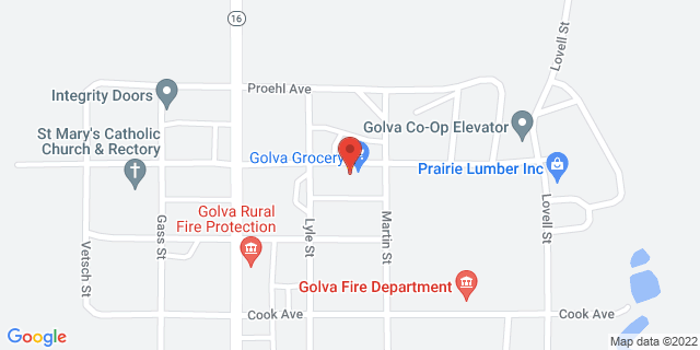 405 Terrell Ave, Golva, North Dakota, ND, 58632-9998 Map