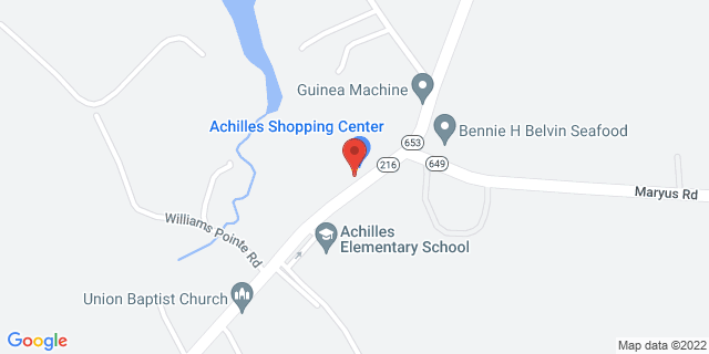 9363 Guinea Rd, Achilles, Virginia, VA, 23001-9998 Map