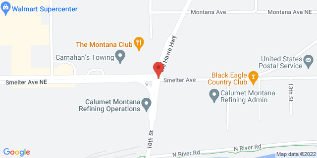 1321 Smelter Ave Ne, Black Eagle, Montana, MT, 59414-9998 Map