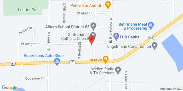 110 N Broadway, Albers, Illinois, IL, 62215-9998 Map