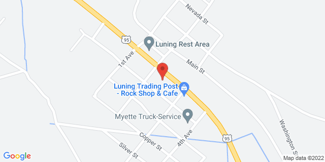 202 Plymire St, Luning, Nevada, NV, 89420-9700 Map