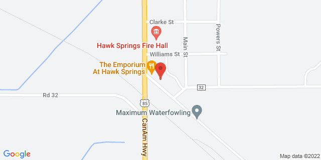 114 Railway St, Hawk Springs, Wyoming, WY, 82217-9900 Map