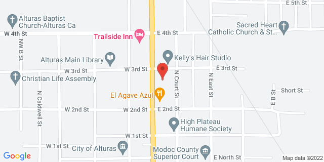 240 N Main St, Alturas, California, CA, 96101-4047 Map