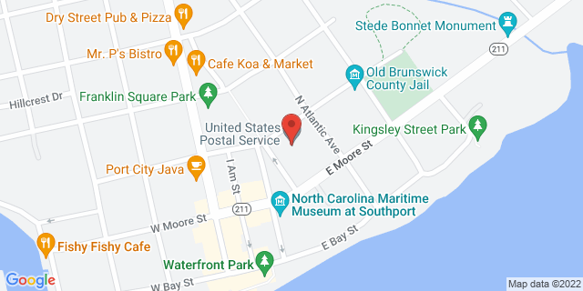206 E Nash St, Southport, North Carolina, NC, 28461-3987 Map