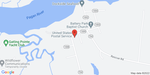 20512 Todd Ave, Battery Park, Virginia, VA, 23304-9998 Map