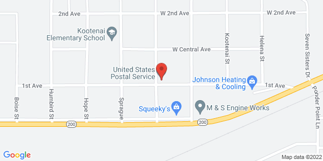 109 1St St, Kootenai, Idaho, ID, 83840-9998 Map