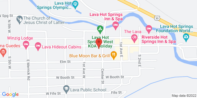 15 S Center St, Lava Hot Springs, Idaho, ID, 83246-9998 Map