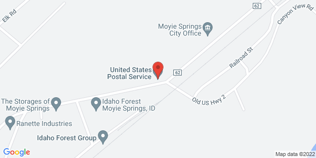 3197 Roosevelt Rd, Moyie Springs, Idaho, ID, 83845-9998 Map