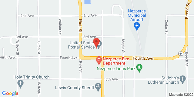 310 Oak St, Nezperce, Idaho, ID, 83543-9998 Map