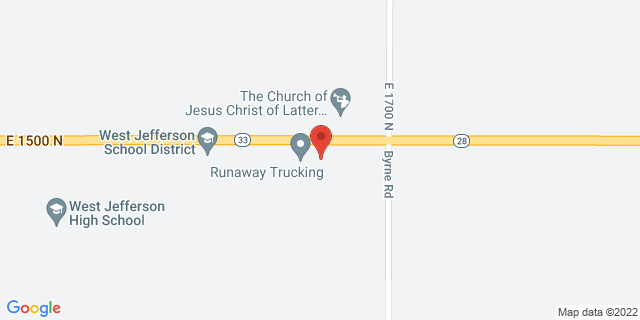 1290 E 1500 N, Terreton, Idaho, ID, 83450-9998 Map