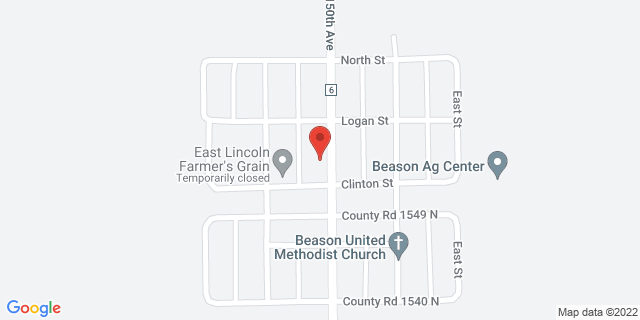 1555 Broadway St, Beason, Illinois, IL, 62512-9998 Map