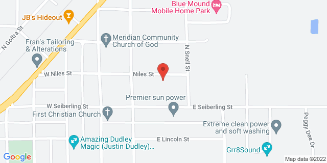 230 W Niles St, Blue Mound, Illinois, IL, 62513-9998 Map