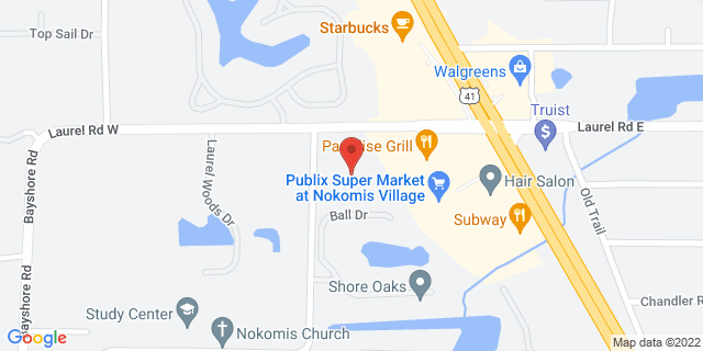 303 Laurel Rd W, Nokomis, Florida, FL, 34275-9998 Map