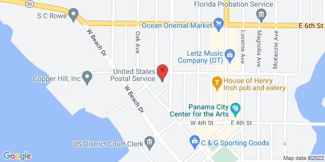 421 Jenks Ave, Panama City, Florida, FL, 32401-2647 Map