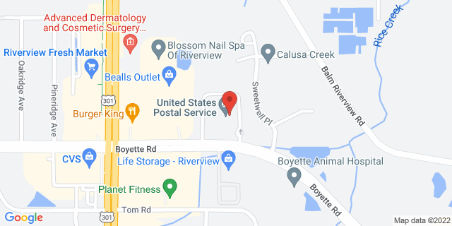 10810 Boyette Rd, Riverview, Florida, FL, 33569-9998 Map