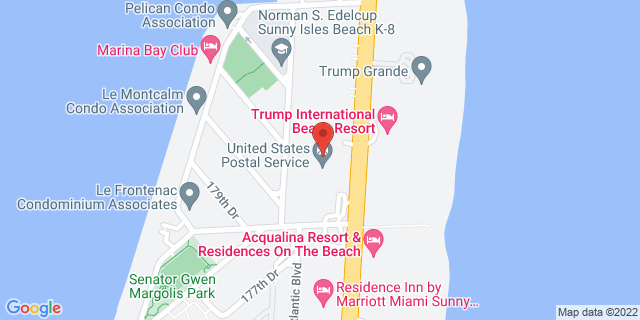 18070 Collins Ave, Sunny Isles Beach, Florida, FL, 33160-2723 Map