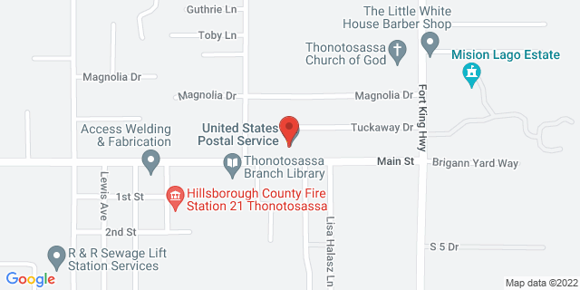 10806 Main St, Thonotosassa, Florida, FL, 33592-9998 Map